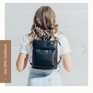 Black Andar Addison Mini Backpack